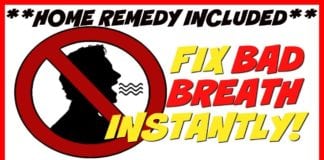 How to Fix Bad Breath INSTANTLY! Home Remedy Included!
