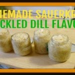 Homemade Fermented Cabbage – Sauerkraut-Pickled Dill Flavor-Fermented Foods